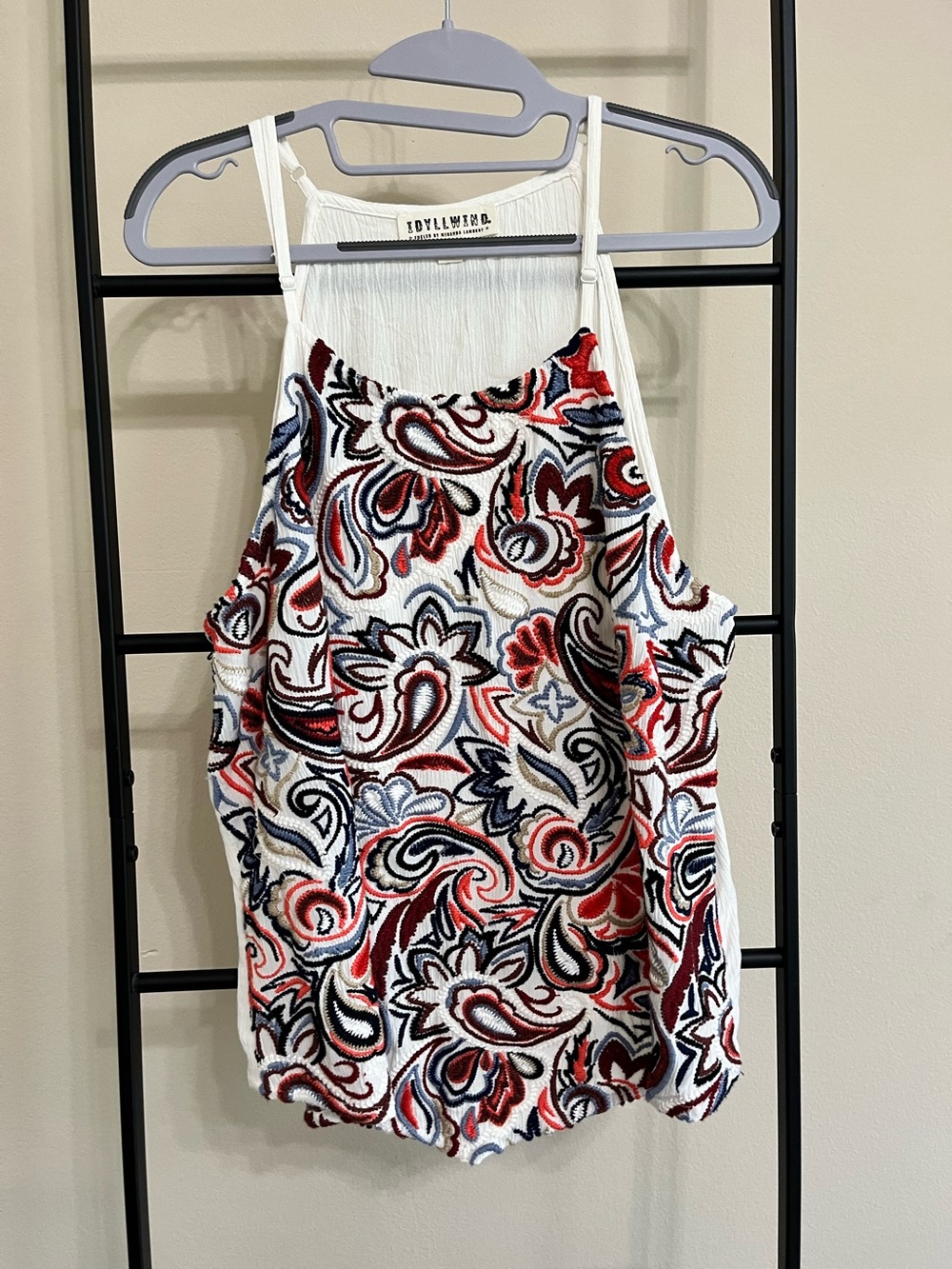 Idyllwind Miranda Lambert Embroidered Tank Top Western Boho L